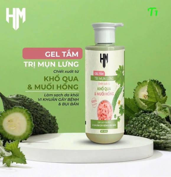 Sữa Tắm Khổ Qua Muối Hồng HM