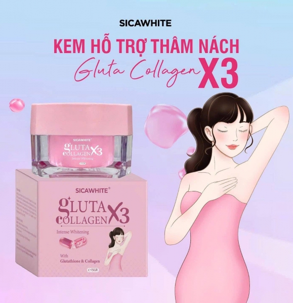Kem Thâm Nách Gluta Collagen X3 Sica White