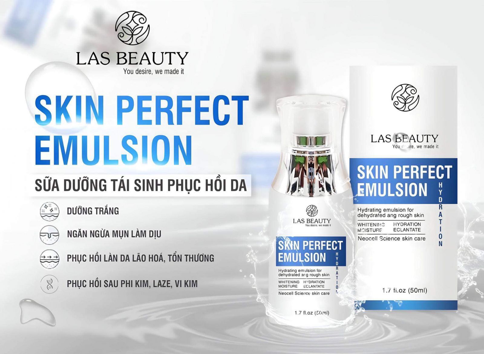 sữa dưỡng rong nho las beauty