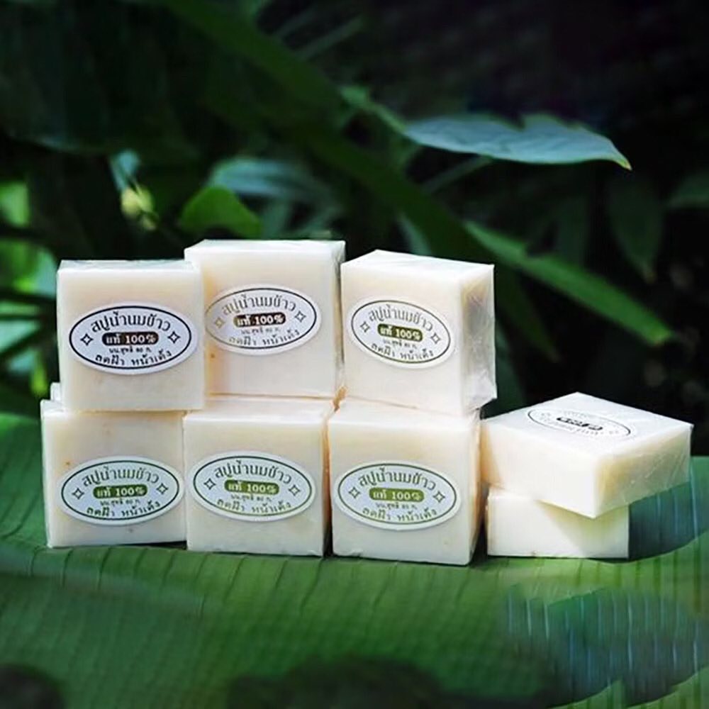 Xà phòng cám gạo Thái Lan phù hợp cho da mặt